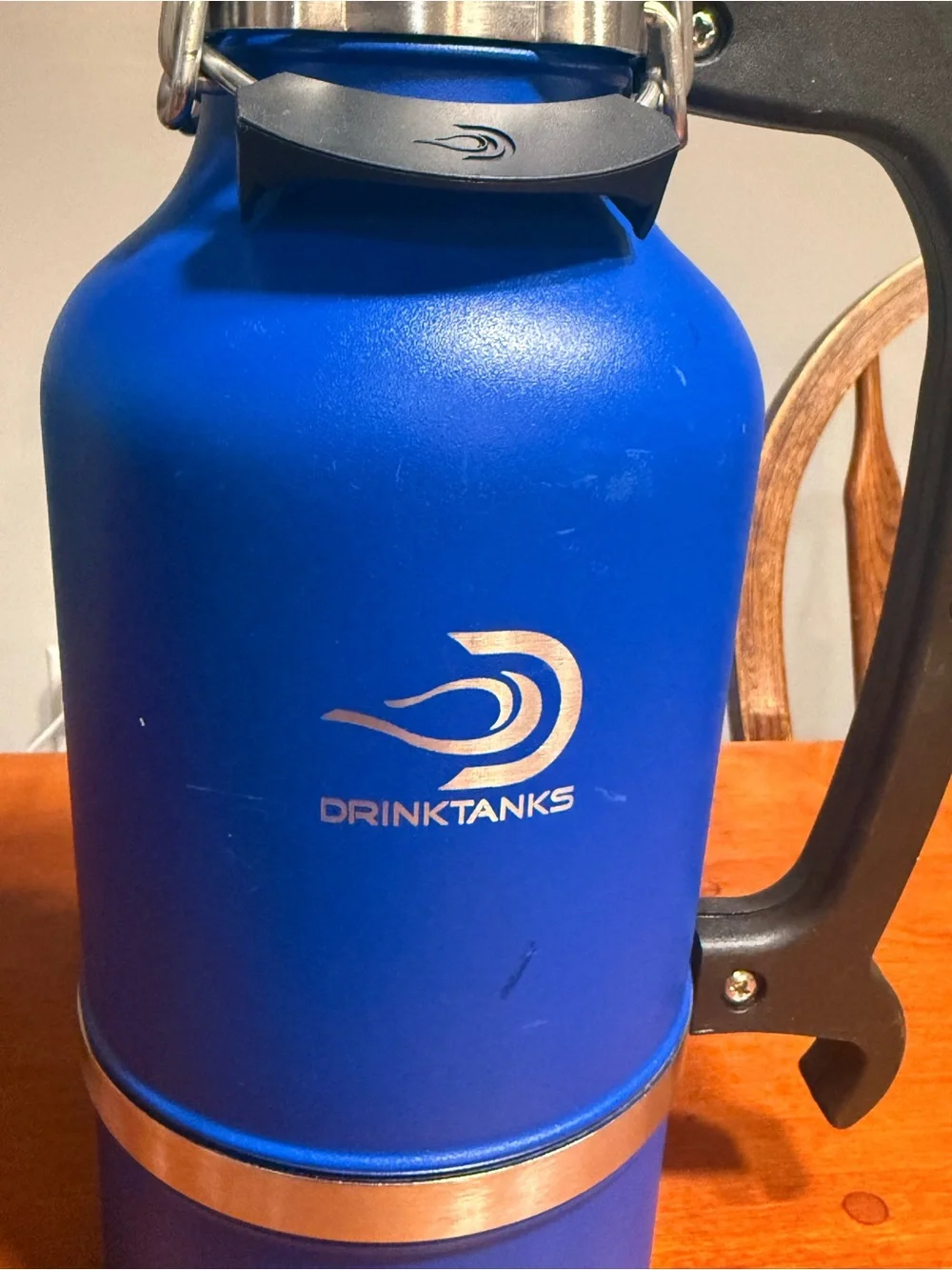 Blue Insulated Growler with Handle